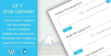 Drop Uploader for CF7 2.3.1 ? Drag&Drop File Uploader Addon