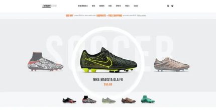 Extreme Sports Clothing & Equipment Store WordPress Theme 1.5.3