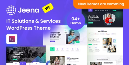 Jeena ? IT Solutions & Technology Elementor WordPress Theme 1.0.1