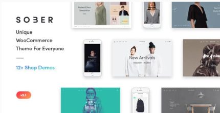 Sober WordPress Theme 3.4.18 ? WooCommerce Theme