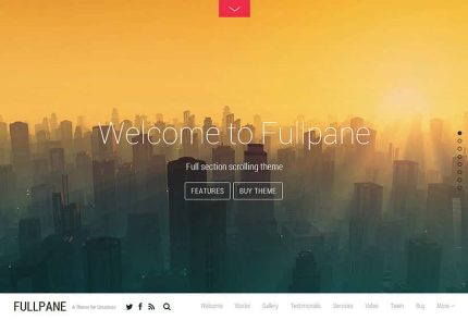 Themify Fullpane 7.6.8 WordPress Theme
