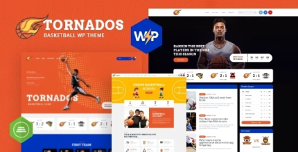 Tornados WordPress Theme 1.1.8 ? Basketball NBA Team WordPress Theme