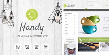 Handy WordPress Theme 5.1.0 ? Handmade Shop WordPress WooCommerce Theme