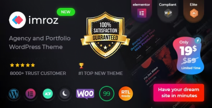 Imroz WordPress Theme 1.5.0 ? Agency & Portfolio