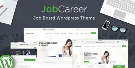 JobCareer WordPress Theme 4.9 ? Job Board Responsive Theme