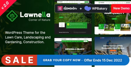 Lawnella ? Gardening and Landscaping WordPress Theme 1.6