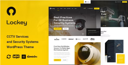 Lockey ? CCTV And Security Systems WordPress Theme 1.0.6