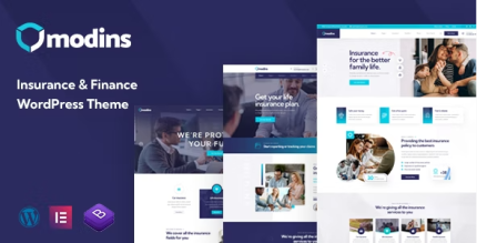 Modins ? Insurance & Finance WordPress Theme 1.0