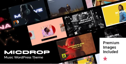 Micdrop ? Music WordPress Theme 1.1