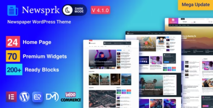 Newsprk ? Newspaper WordPress Theme 6.7.0