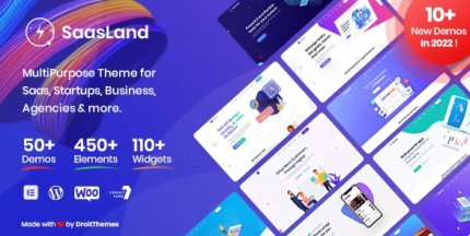 SaasLand MultiPurpose WordPress Theme 3.6.3 ? Saas & Startup