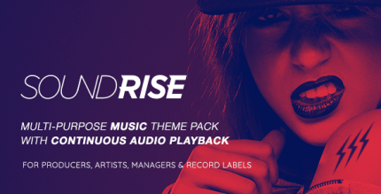 SoundRise 1.5.7 ? Artists, Producers and Record Labels WordPress Theme