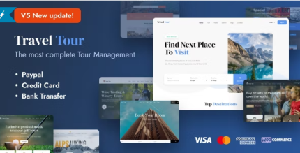 TravelTour ? Travel & Tour Booking WordPress 5.1.3