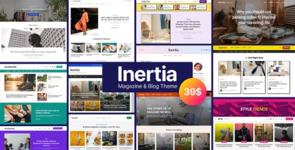 Inertia ? Multipurpose Magazine & Blog WordPress Theme 1.2