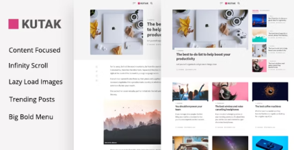 Kutak ? Minimal Blog WordPress Theme 2.2